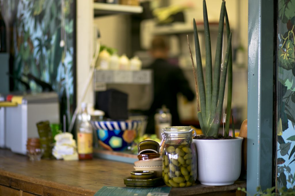 The Fat Mermaid kitchen from inside