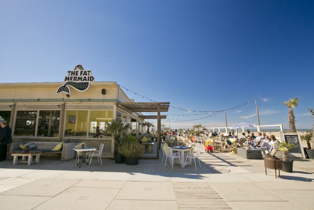 The Fat Mermaid bar on the beach