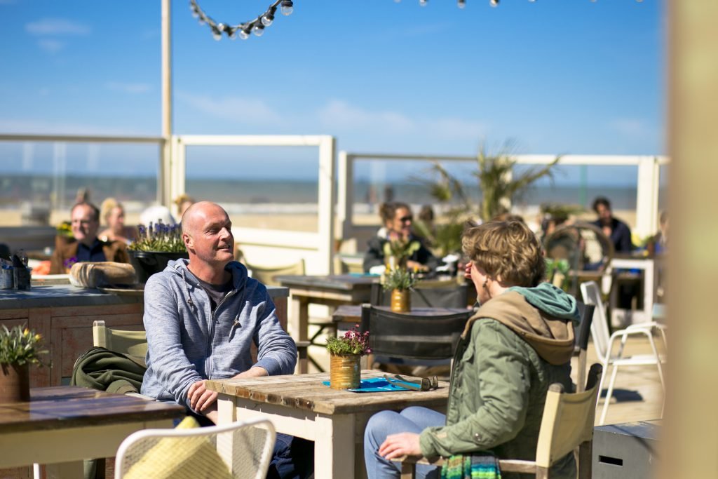 The Fat Mermaid conversation on the beach