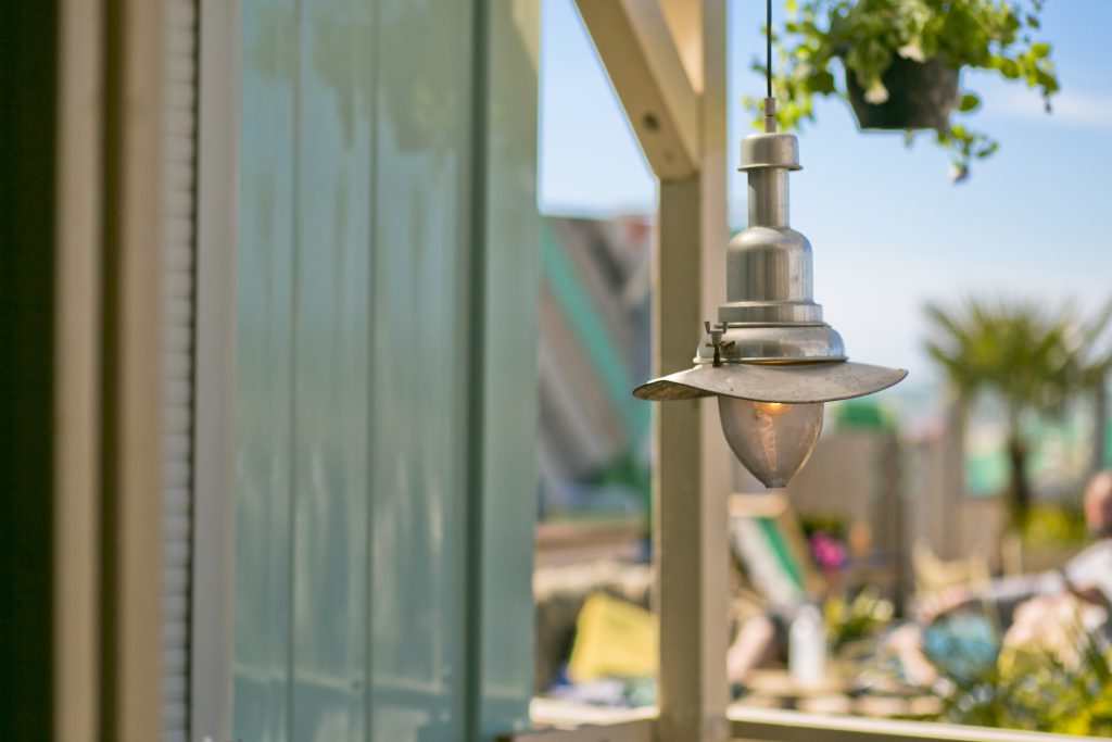 The Fat Mermaid lamp veranda