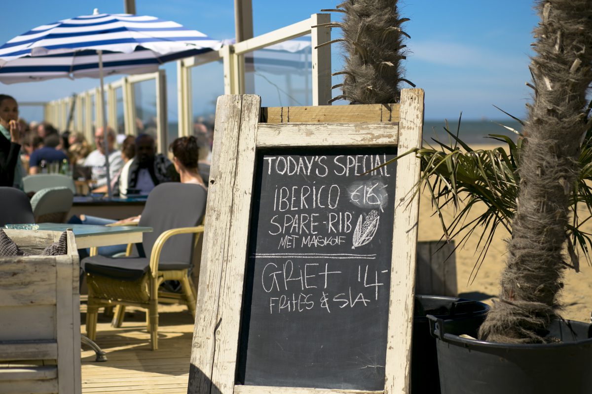 The Fat Mermaid daily special chalk